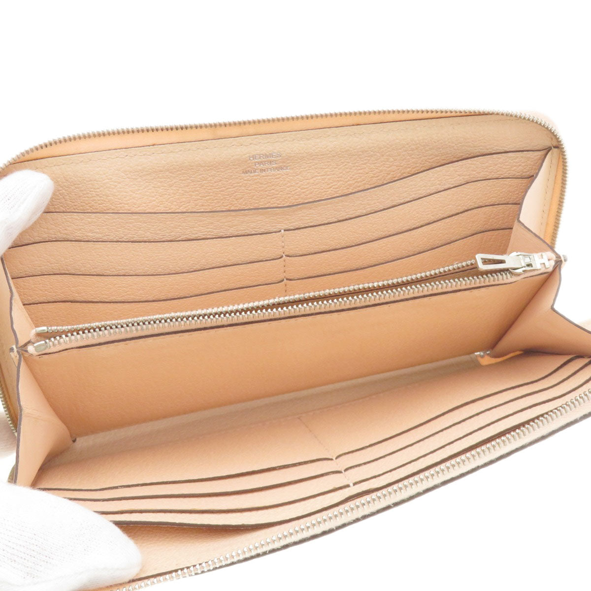 HERMES エルメス アザップロング トゴ 長財布（小銭入れあり） トゴ レディース 中古