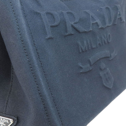 PRADA プラダ 1BG439 カナパミニ 2WAY ハンドバッグ キャンバス レディース 中古