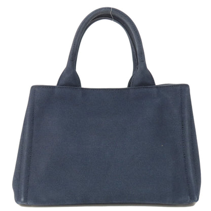 PRADA プラダ 1BG439 カナパミニ 2WAY ハンドバッグ キャンバス レディース 中古