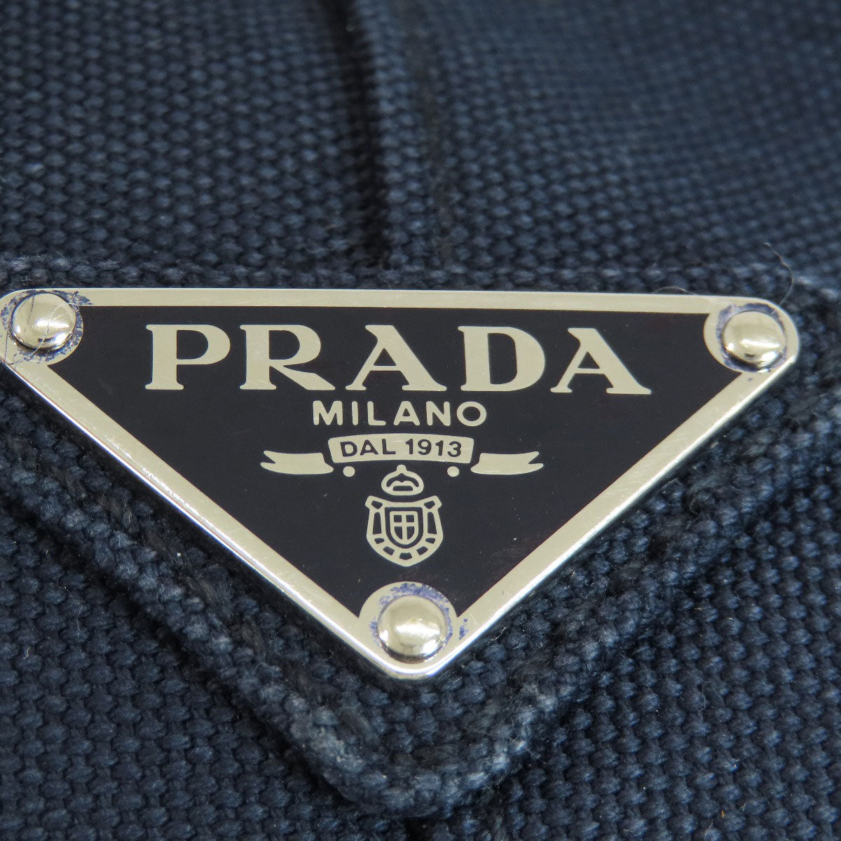 PRADA プラダ 1BG439 カナパミニ 2WAY ハンドバッグ キャンバス レディース 中古