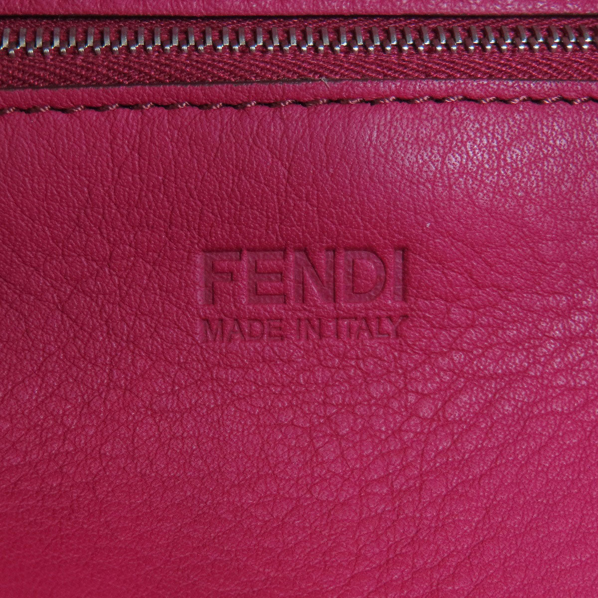 FENDI フェンディ ロゴ トートバッグ カーフ レディース 中古