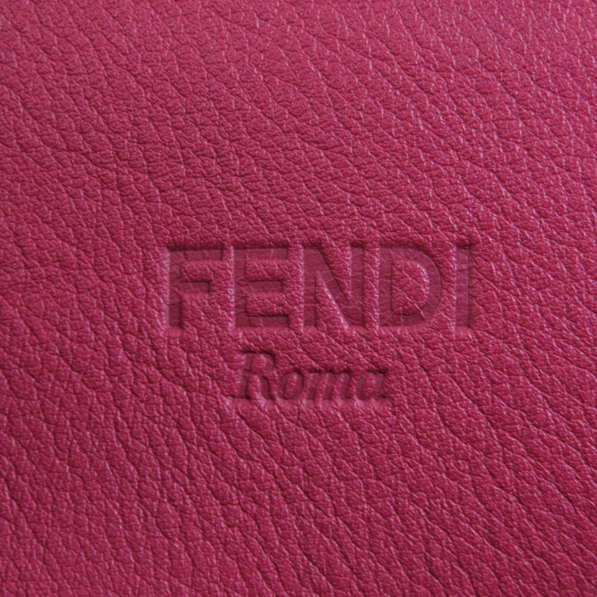 FENDI フェンディ ロゴ トートバッグ カーフ レディース 中古