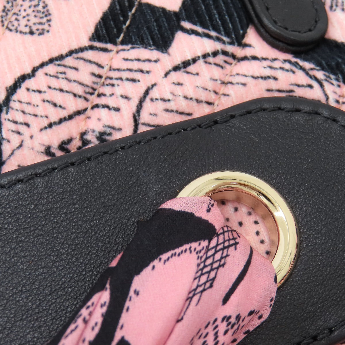 CHANEL シャネル カメリア リボントート トートバッグ コットン レディース 中古
