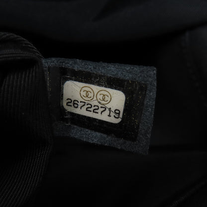 CHANEL シャネル カメリア リボントート トートバッグ コットン レディース 中古