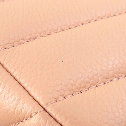 CHANEL シャネル チェーンショルダー マトラッセ シルバー金具 ショルダーバッグ グレインド カーフスキン レディース 中古