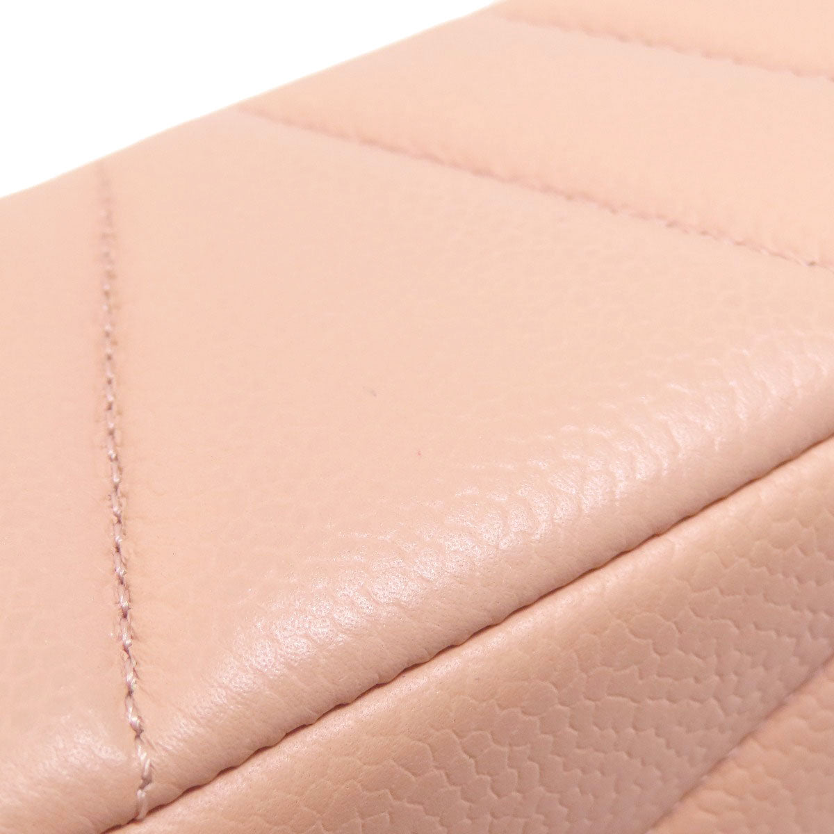 CHANEL シャネル チェーンショルダー マトラッセ シルバー金具 ショルダーバッグ グレインド カーフスキン レディース 中古