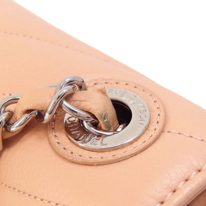 CHANEL シャネル チェーンショルダー マトラッセ シルバー金具 ショルダーバッグ グレインド カーフスキン レディース 中古