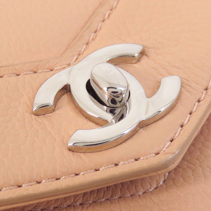 CHANEL シャネル チェーンショルダー マトラッセ シルバー金具 ショルダーバッグ グレインド カーフスキン レディース 中古