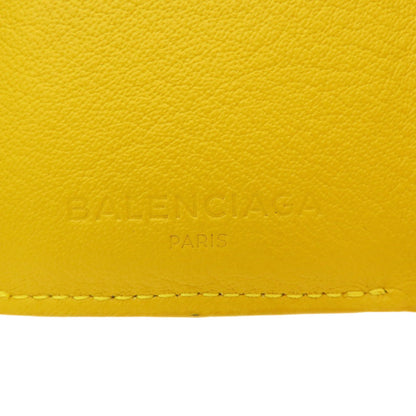 BALENCIAGA バレンシアガ 391446 コンパクトウォレット ペーパー 二つ折り財布（小銭入れあり） カーフ レディース 中古