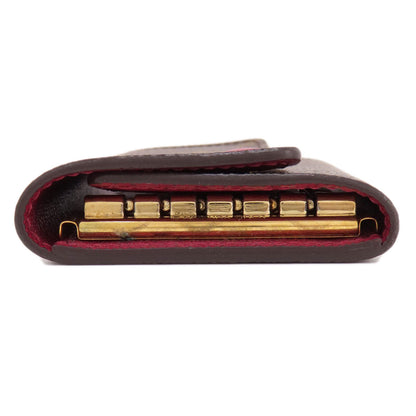 LOUIS VUITTON ルイヴィトン M60701 ミュルティクレ6 モノグラム フューシャ キーケース モノグラムキャンバス レディース 中古