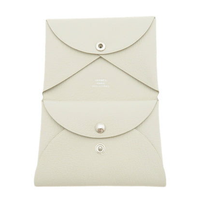 HERMES エルメス カルヴィデュオ シェーブル カードケース シェーブル レディース 中古