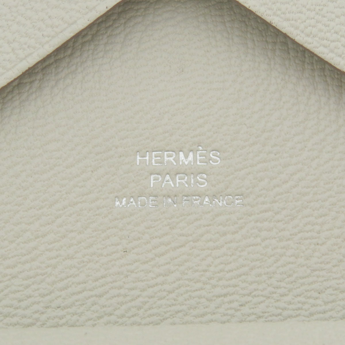 HERMES エルメス カルヴィデュオ シェーブル カードケース シェーブル レディース 中古