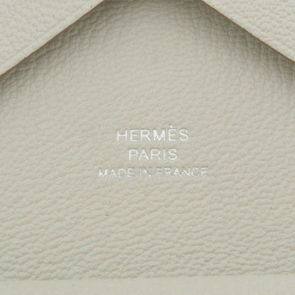 HERMES エルメス カルヴィデュオ シェーブル カードケース シェーブル レディース 中古