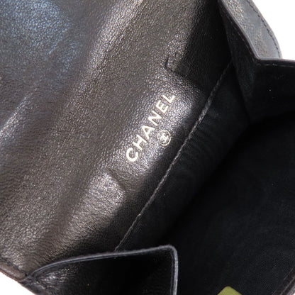 CHANEL シャネル ココマーク コインケース ラムスキン レディース 中古