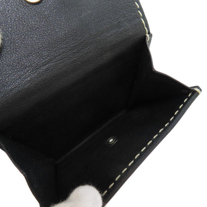 SELECT WALLET セレクトウォレット モロー・パリ Wホック 二つ折り財布（小銭入れあり） レザー レディース 中古