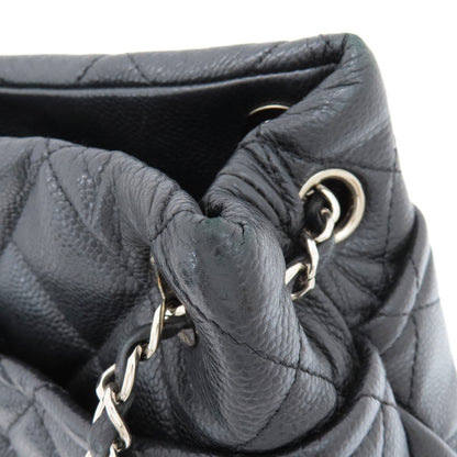 CHANEL シャネル ココマーク マトラッセ シルバー金具 トートバッグ ソフト グレインド カーフスキン レディース 中古
