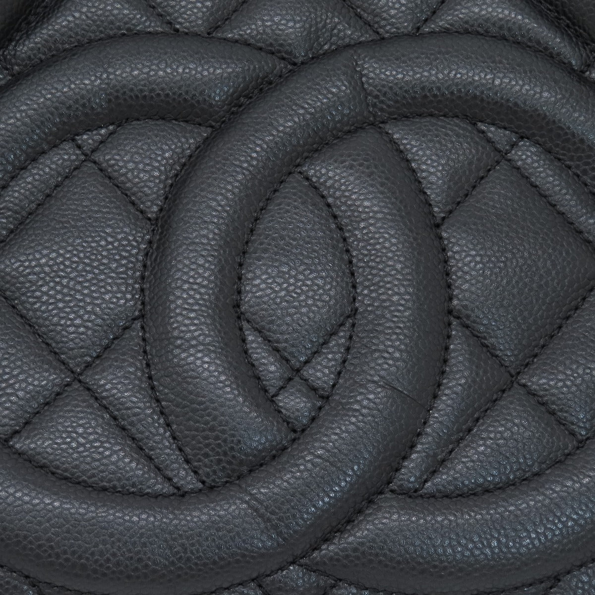 CHANEL シャネル ココマーク マトラッセ シルバー金具 トートバッグ ソフト グレインド カーフスキン レディース 中古