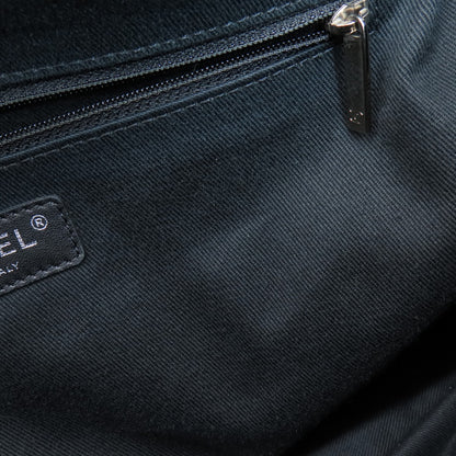 CHANEL シャネル ココマーク マトラッセ シルバー金具 トートバッグ ソフト グレインド カーフスキン レディース 中古