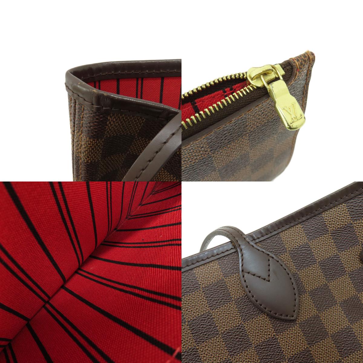 ルイヴィトン N41358 ネバーフルMM ダミエ エベヌ トートバッグ 中古 商品画像18