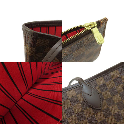 ルイヴィトン N41358 ネバーフルMM ダミエ エベヌ トートバッグ 中古 商品画像18