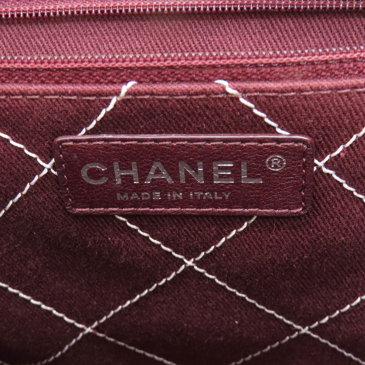 CHANEL シャネル ココマーク 2WAY シルバー金具 トートバッグ グレインド カーフスキン レディース 中古