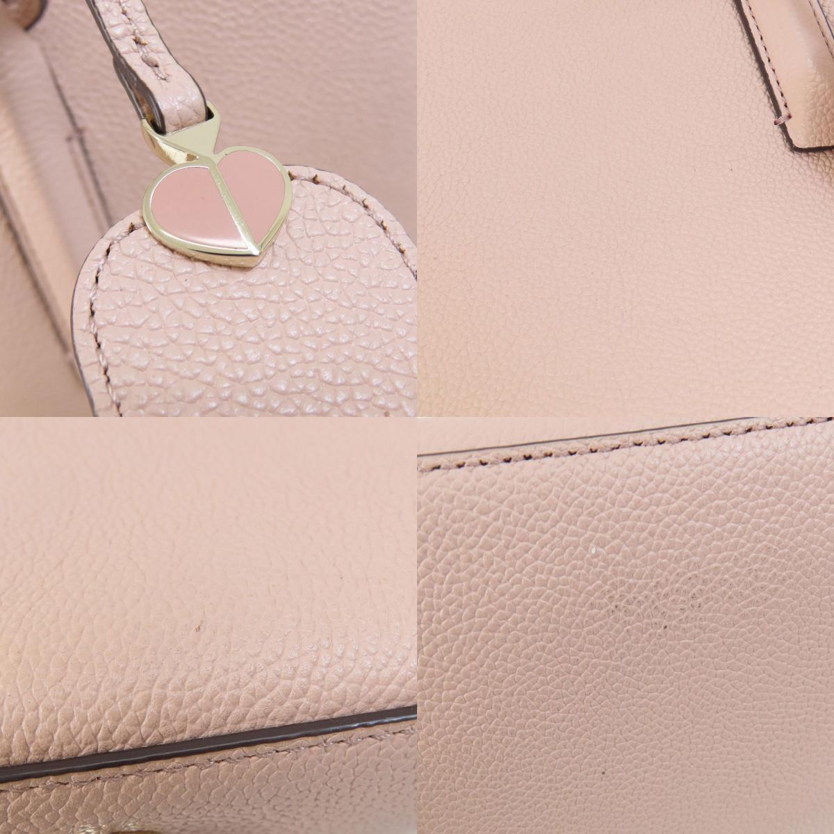 kate spade ケイトスペード ロゴ 2WAY ハンドバッグ レザー レディース 中古