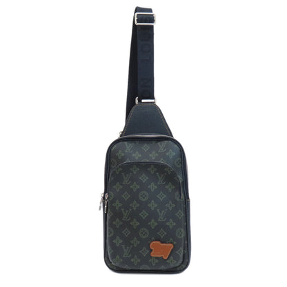 LOUIS VUITTON ルイヴィトン M46344 アヴェニュー・スリングバッグ モノグラムレコード ボディバッグ モノグラムキャンバス レディース 中古
