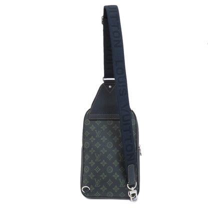 LOUIS VUITTON ルイヴィトン M46344 アヴェニュー・スリングバッグ モノグラムレコード ボディバッグ モノグラムキャンバス レディース 中古