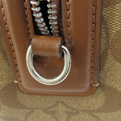 COACH コーチ F73119 シグネチャー 2WAY ハンドバッグ PVC レディース 中古