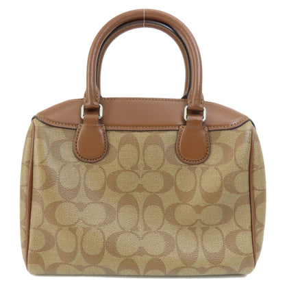 COACH コーチ F73119 シグネチャー 2WAY ハンドバッグ PVC レディース 中古