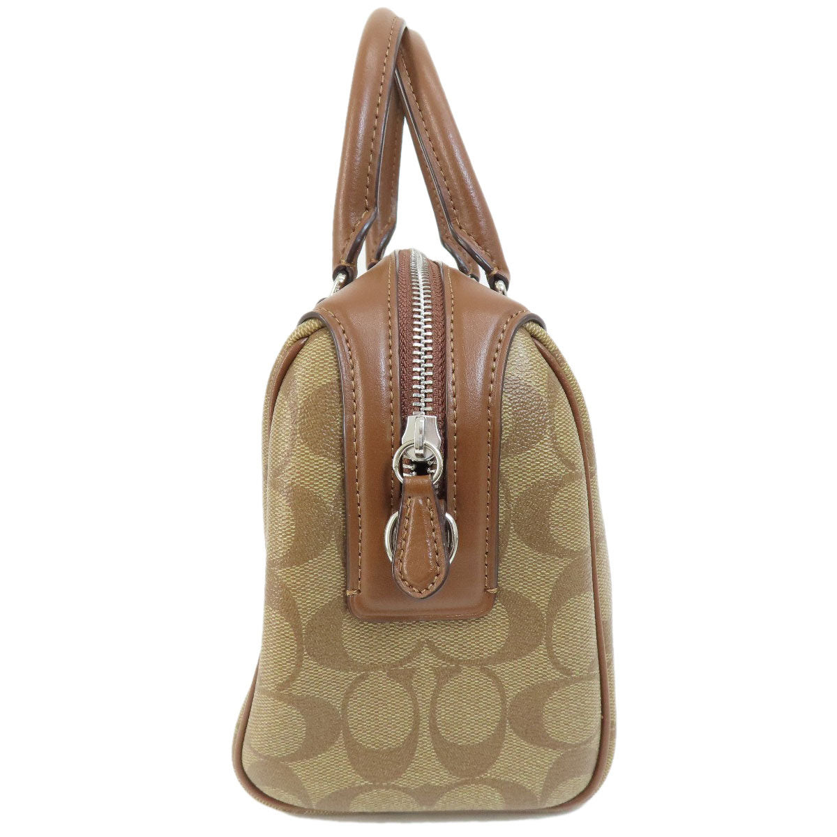 COACH コーチ F73119 シグネチャー 2WAY ハンドバッグ PVC レディース 中古