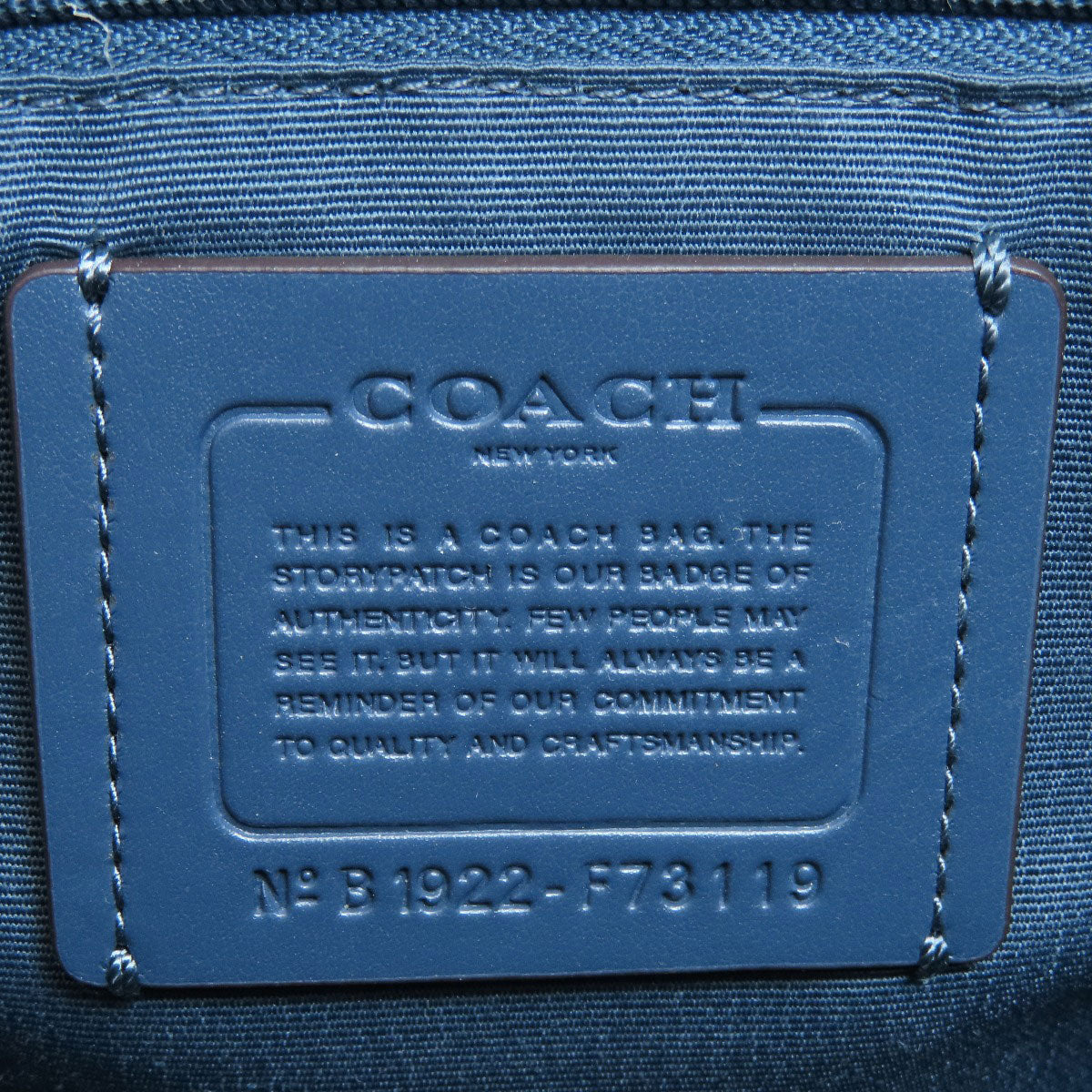 COACH コーチ F73119 シグネチャー 2WAY ハンドバッグ PVC レディース 中古