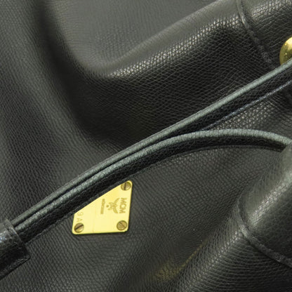 MCM エム・シー・エム ロゴ金具 ショルダーバッグ レザー レディース 中古