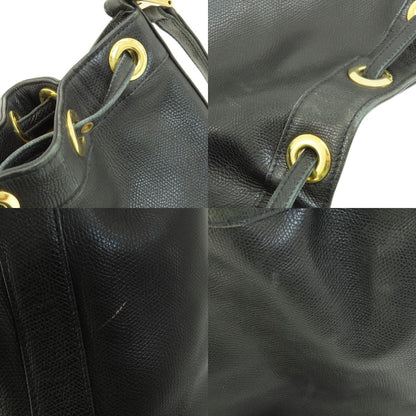 MCM エム・シー・エム ロゴ金具 ショルダーバッグ レザー レディース 中古