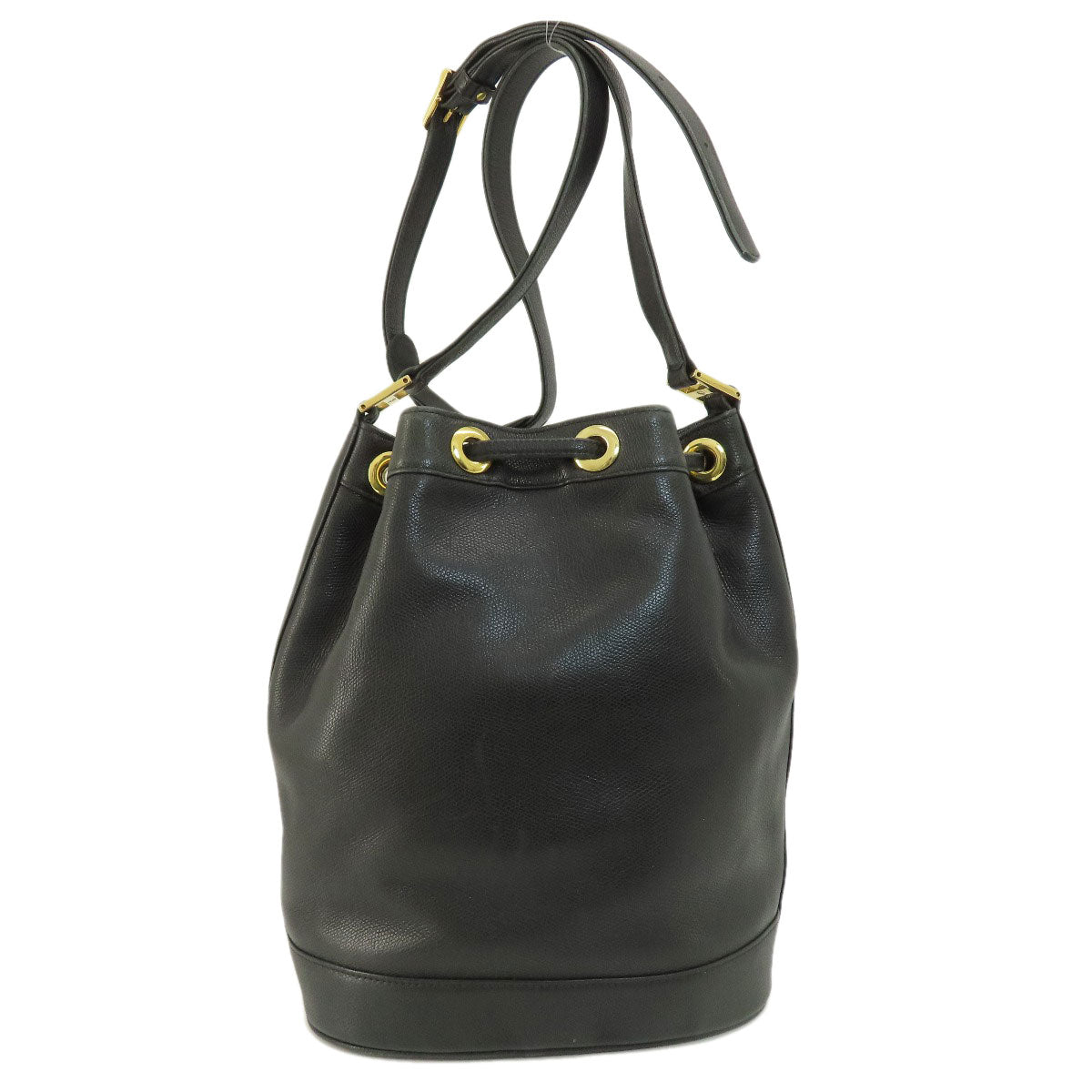 MCM エム・シー・エム ロゴ金具 ショルダーバッグ レザー レディース 中古