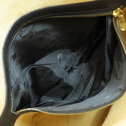MCM エム・シー・エム ロゴ金具 ショルダーバッグ レザー レディース 中古