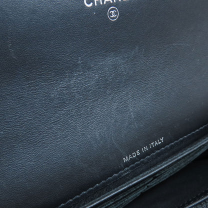 CHANEL シャネル ココマーク シルバー金具 長財布（小銭入れあり） グレインド カーフスキン レディース 中古