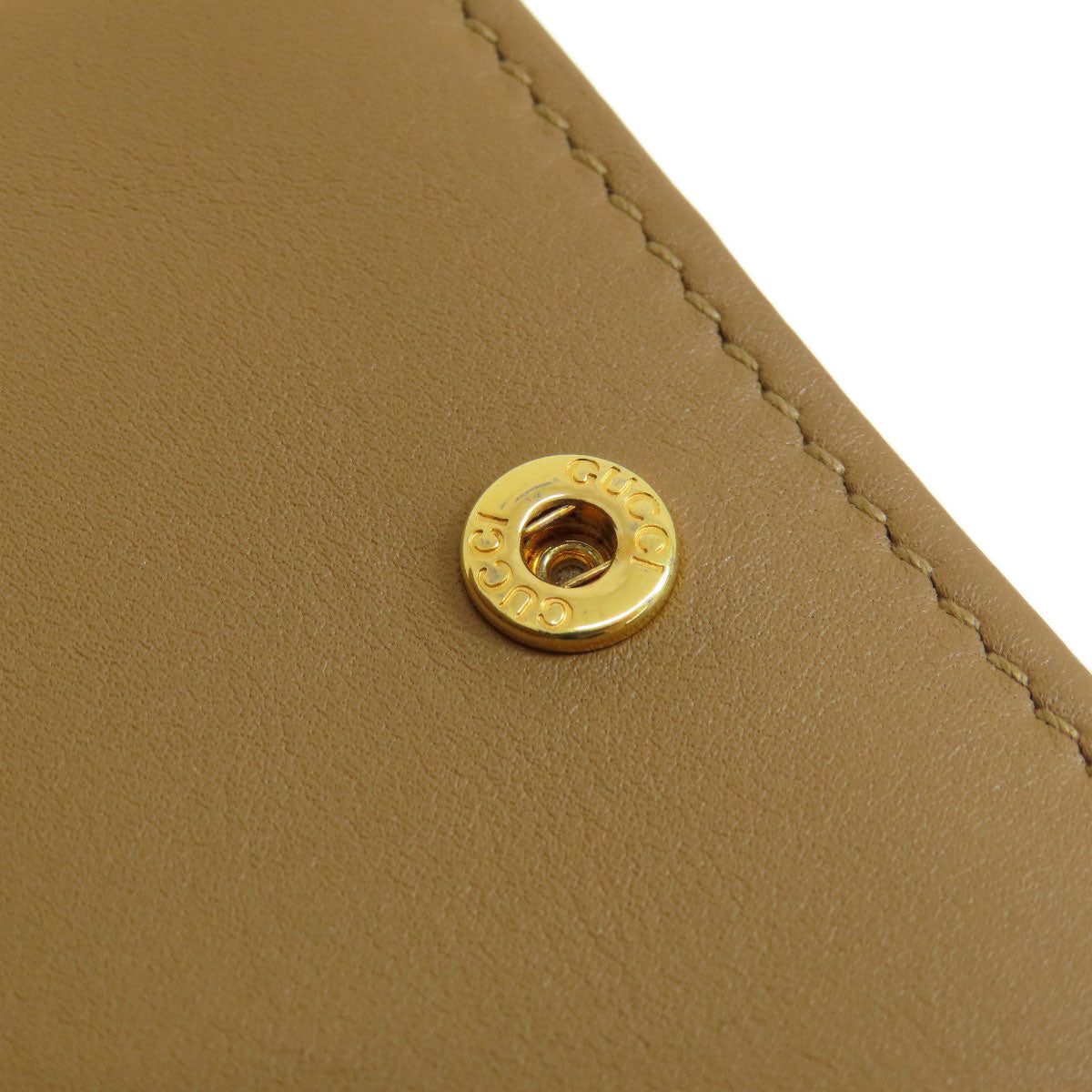 GUCCI グッチ 456126 パイソン ロゴ金具 コンパクトサイフ 二つ折り財布（小銭入れあり） パイソン レディース 中古