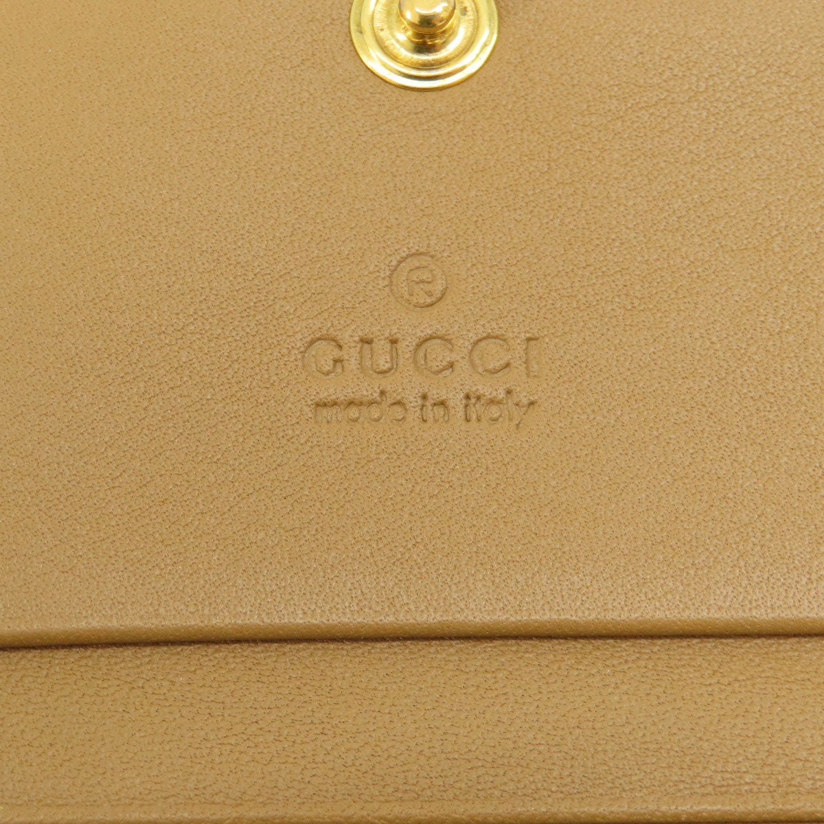 GUCCI グッチ 456126 パイソン ロゴ金具 コンパクトサイフ 二つ折り財布（小銭入れあり） パイソン レディース 中古