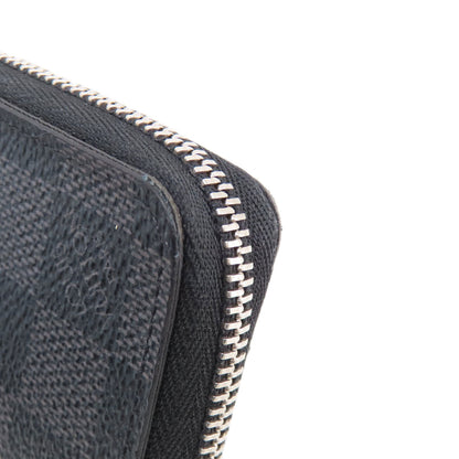 LOUIS VUITTON ルイヴィトン N63076 ジッピー・コインパース ダミエ グラフィット コインケース ダミエキャンバス メンズ 中古