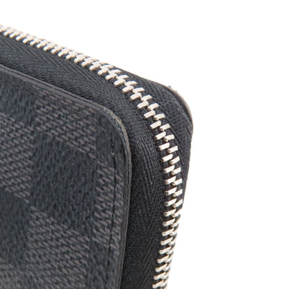 LOUIS VUITTON ルイヴィトン N63076 ジッピー・コインパース ダミエ グラフィット コインケース ダミエキャンバス メンズ 中古