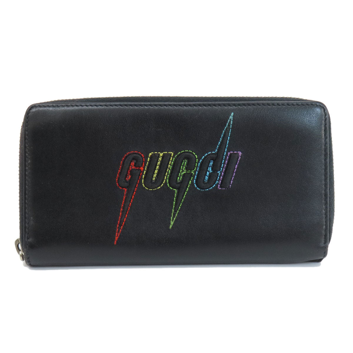 GUCCI グッチ 597677 エンブリロイダリー 長財布（小銭入れあり） レザー レディース 中古