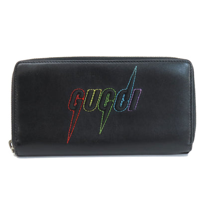 GUCCI グッチ 597677 エンブリロイダリー 長財布（小銭入れあり） レザー レディース 中古