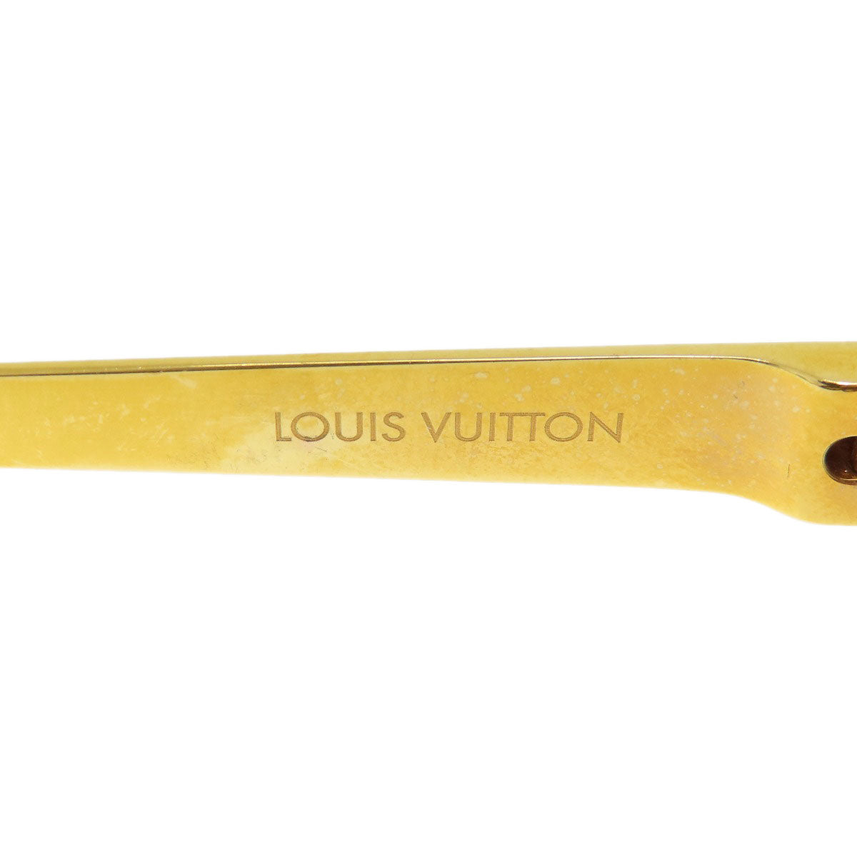 LOUIS VUITTON ルイヴィトン Z0557E ロゴ ラメ サングラス プラスティック レディース 中古