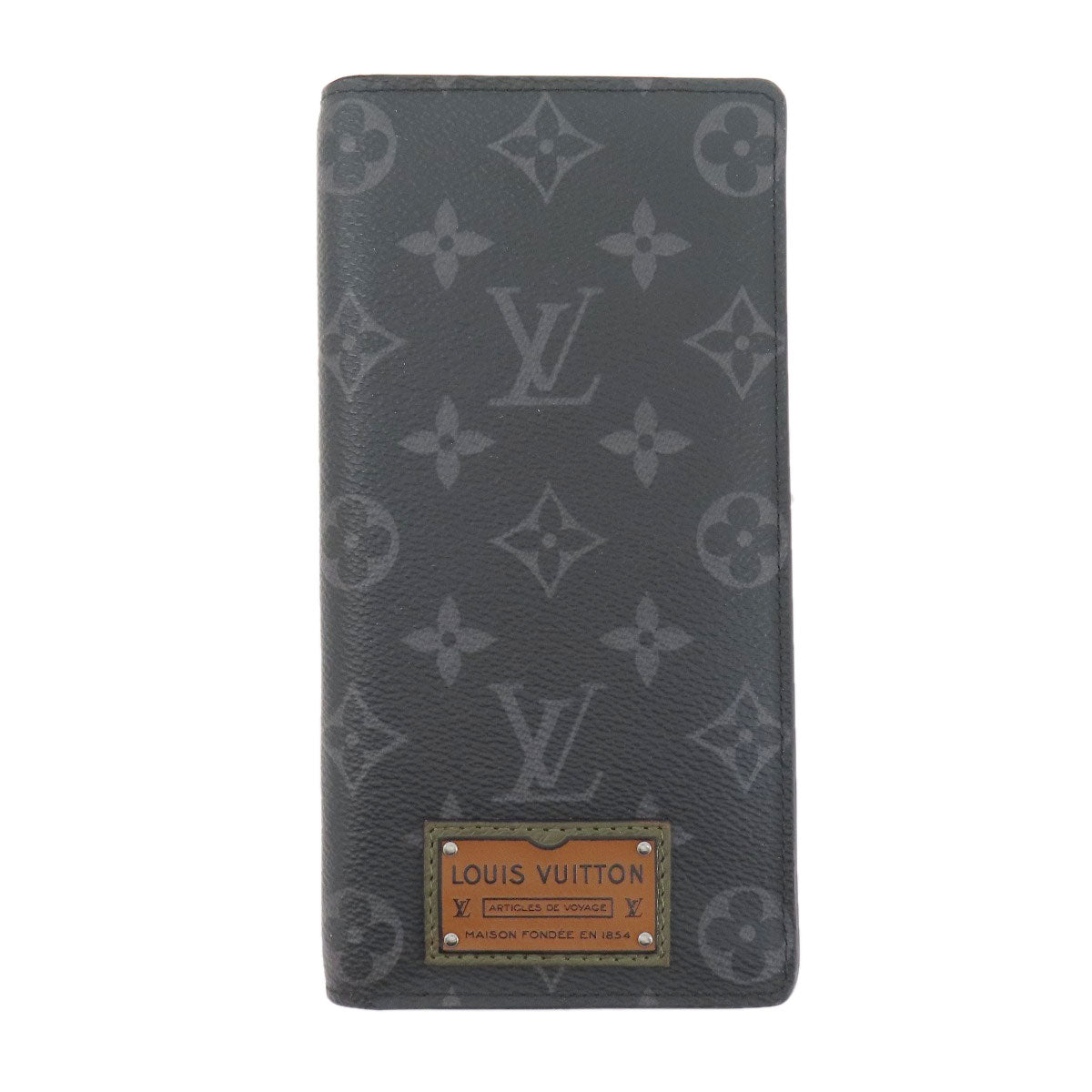LOUIS VUITTON ルイヴィトン M69260 ポルトフォイユ・ブラザ ガストンラベル モノグラムエクリプス 長財布（小銭入れあり） モノグラムエクリプス メンズ 中古