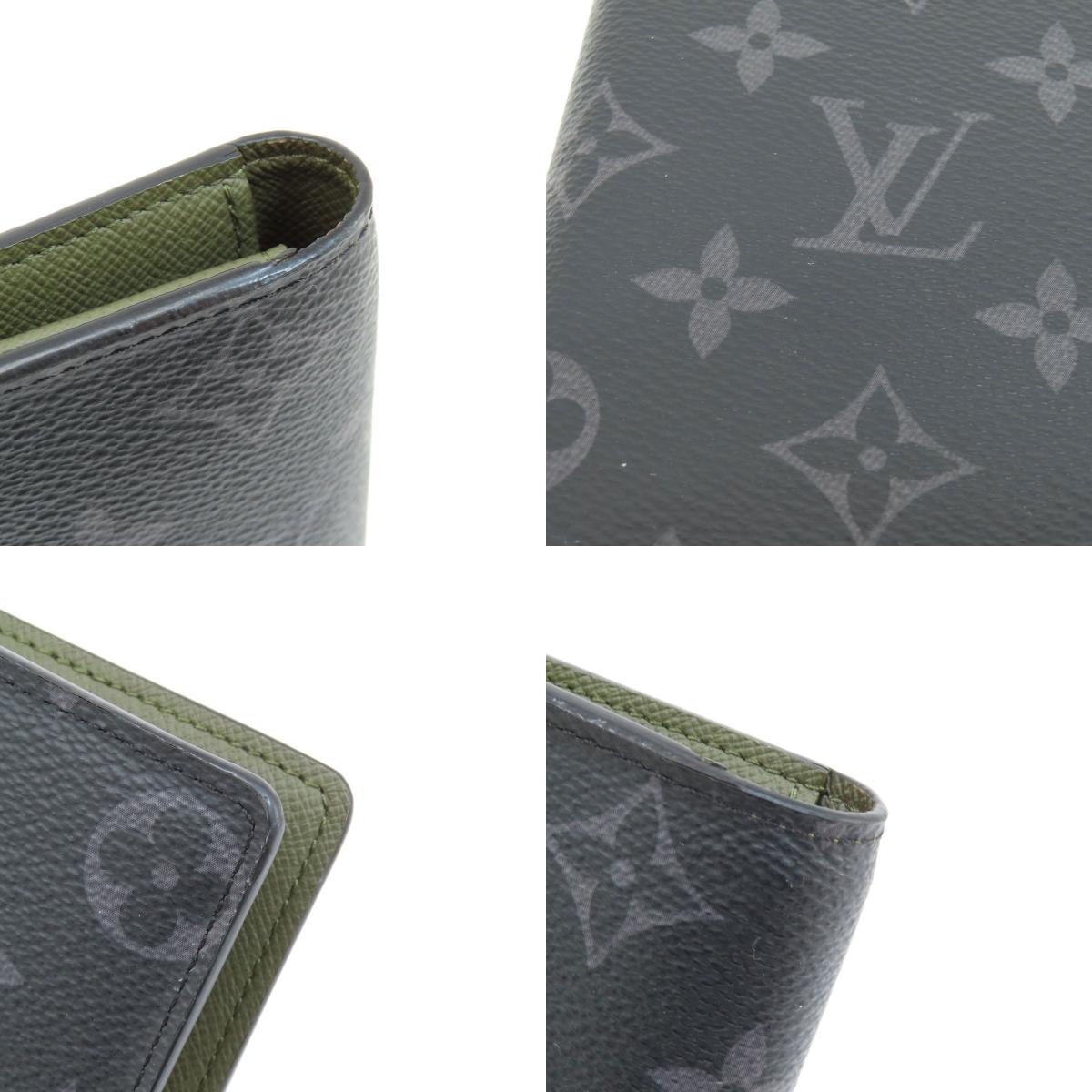 LOUIS VUITTON ルイヴィトン M69260 ポルトフォイユ・ブラザ ガストンラベル モノグラムエクリプス 長財布（小銭入れあり） モノグラムエクリプス メンズ 中古