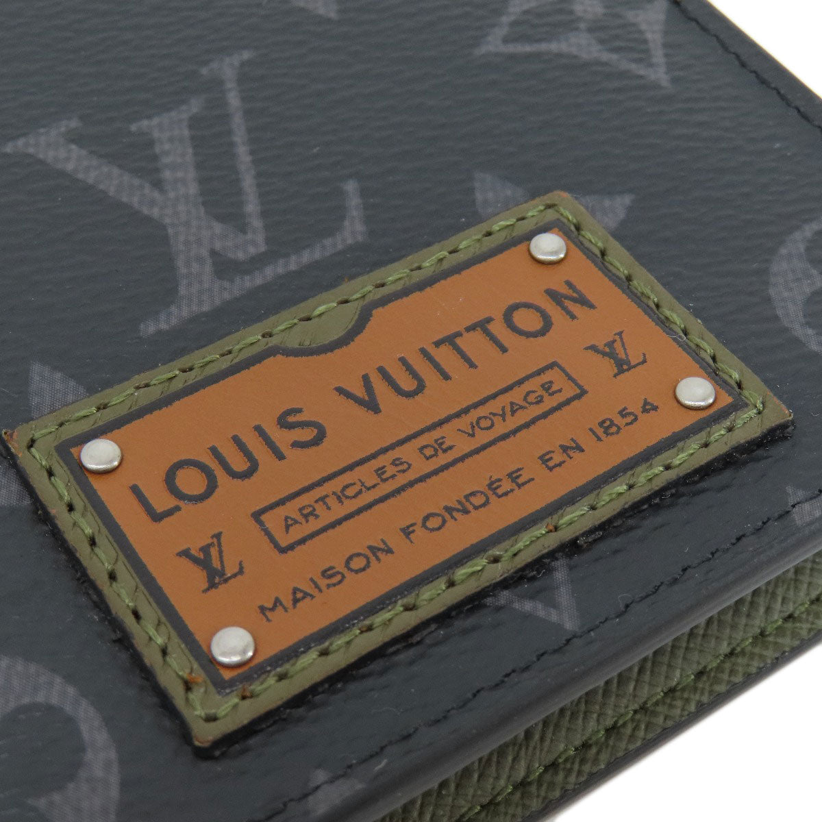 LOUIS VUITTON ルイヴィトン M69260 ポルトフォイユ・ブラザ ガストンラベル モノグラムエクリプス 長財布（小銭入れあり） モノグラムエクリプス メンズ 中古