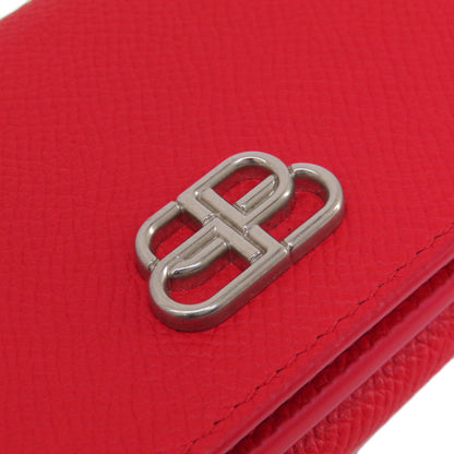 BALENCIAGA バレンシアガ 601387 BBロゴ コンパクトサイフ 二つ折り財布（小銭入れあり） レザー レディース 中古