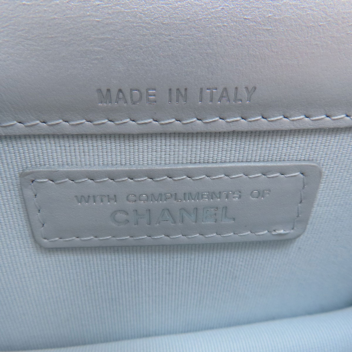 CHANEL シャネル ミニチェーンショルダー スターモチーフ マトラッセ シルバー金具 ショルダーバッグ ラムスキン レディース 中古