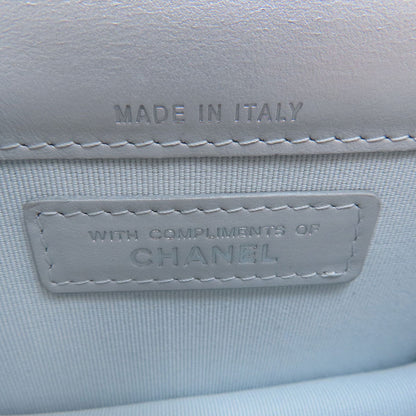 CHANEL シャネル ミニチェーンショルダー スターモチーフ マトラッセ シルバー金具 ショルダーバッグ ラムスキン レディース 中古